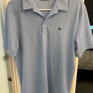 Travis Mathew Blue Polo Shirt